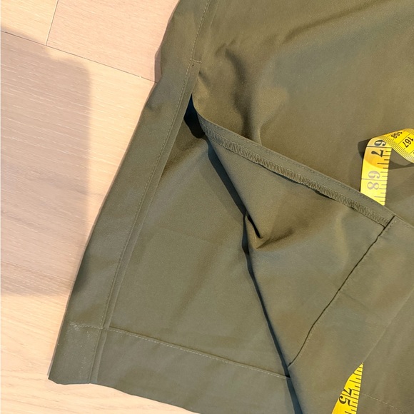 Old Navy Women's Olive Stretch Waist Wide-Leg Trousers - Picture 2 of 6